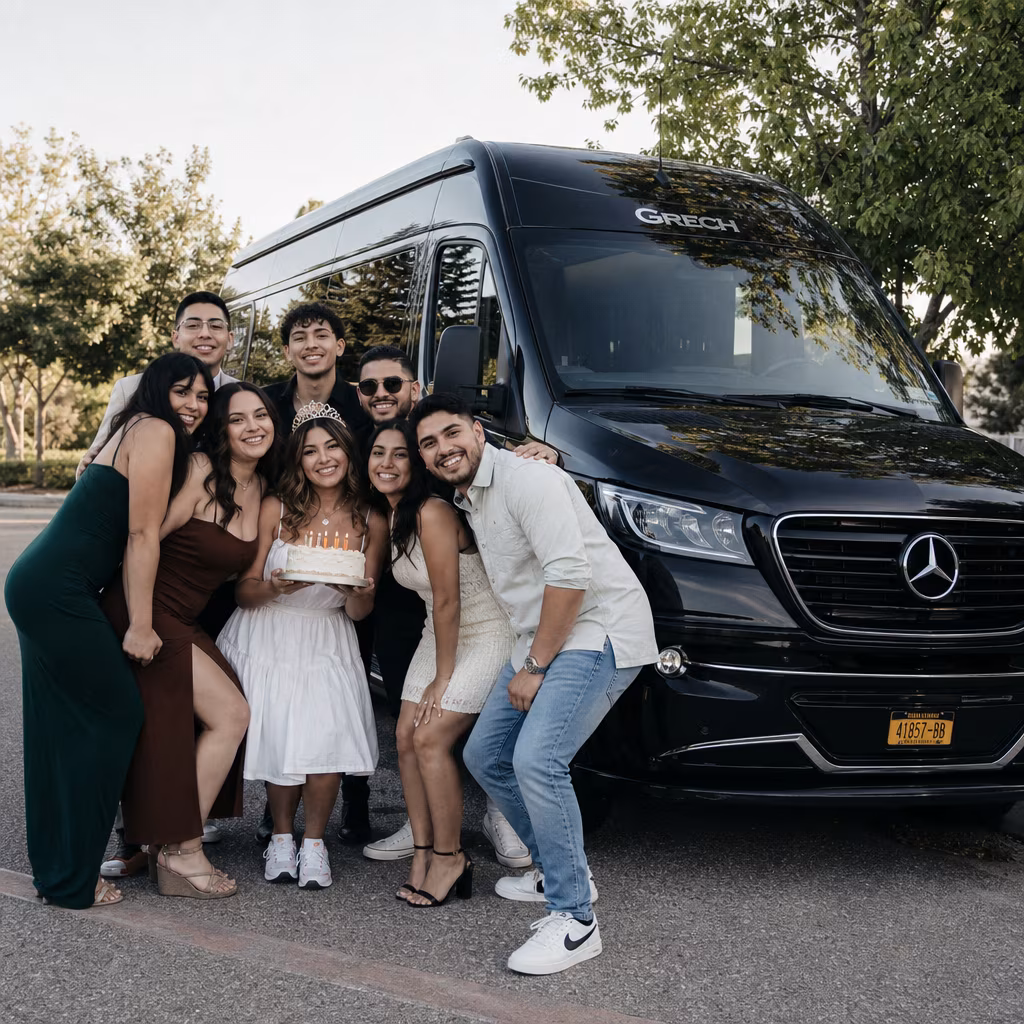 Birthday party bus